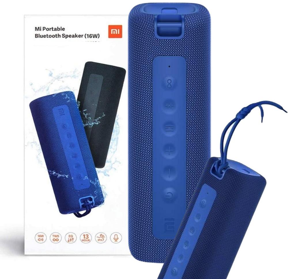 Głośnik wodoodporny Outdoor Xiaomi Mi Portable Bluetooth Speaker Blue GL MP 16W - najważniejsze cechy:
