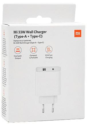 Ładowarka USB Xiaomi Mi 33W Wall Charger (Type-A+Type-C)