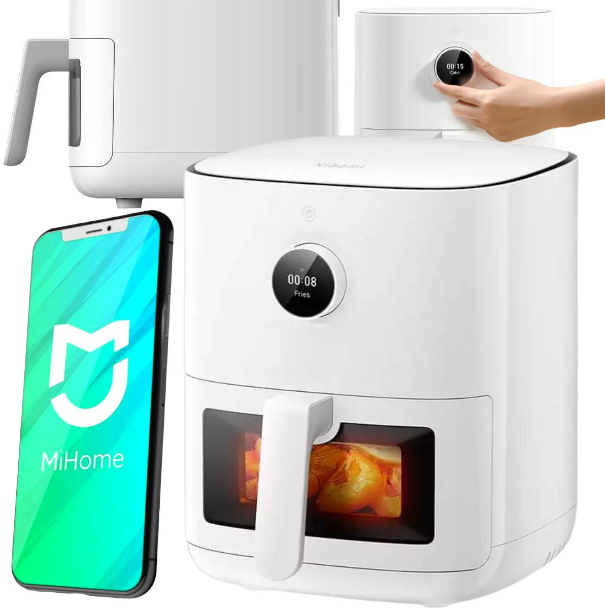 Beztłuszczowa frytkownica Xiaomi Smart Air Fryer Pro 4L - najważniejsze cechy: