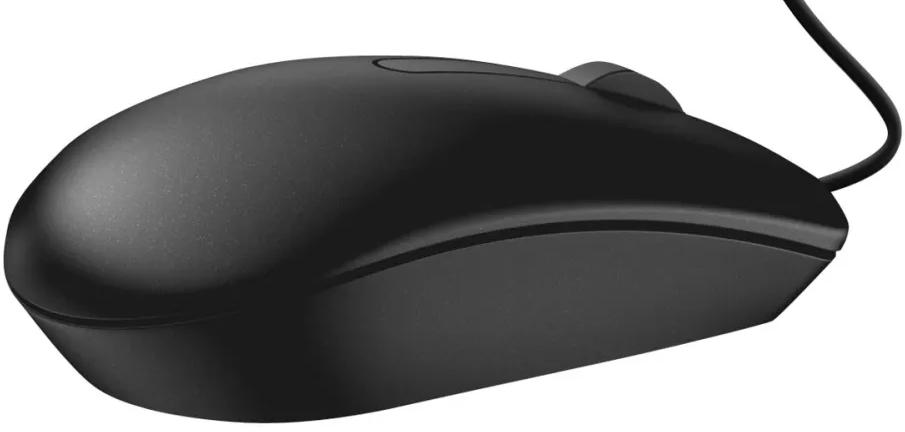Uniwersalna przewodowa mysz optyczna Dell MS116 Wired Optical Mouse - precyzyjna i bezproblemowa obsługa