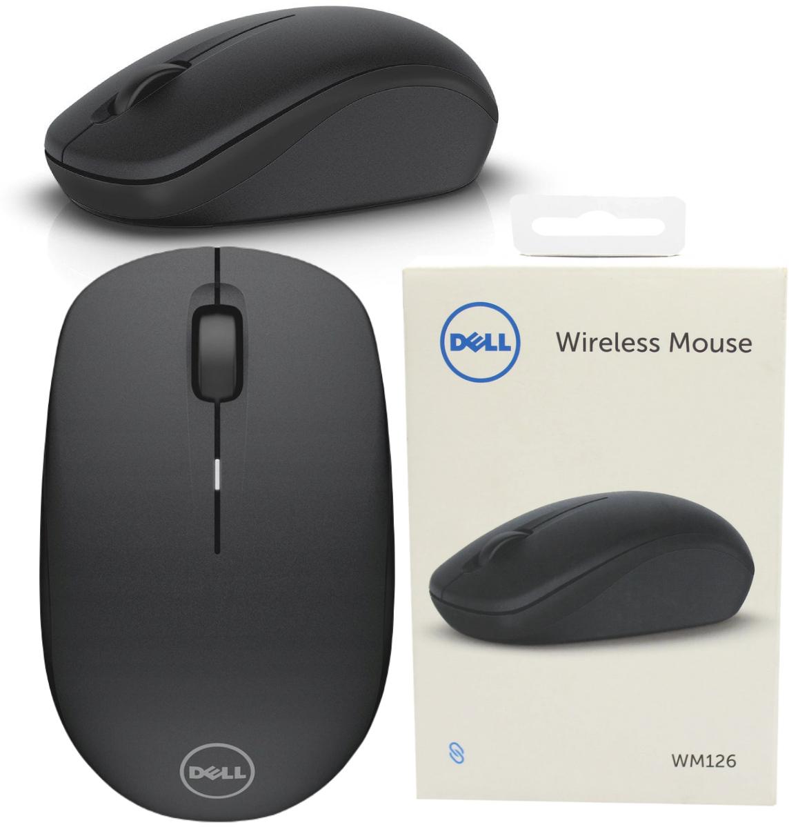 Bezprzewodowa mysz optyczna Dell WM126 Wireless Optical Mouse - najważniejsze cechy: