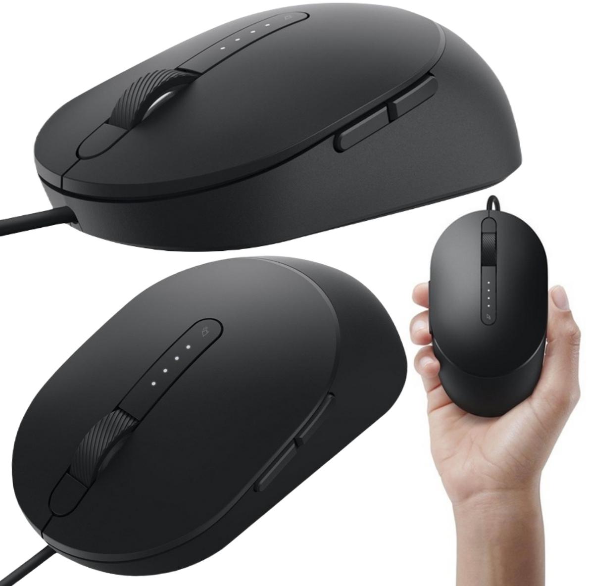 Laserowa mysz przewodowa Dell MS3220 Laser Wired Mouse - najważniejsze cechy urządzenia: