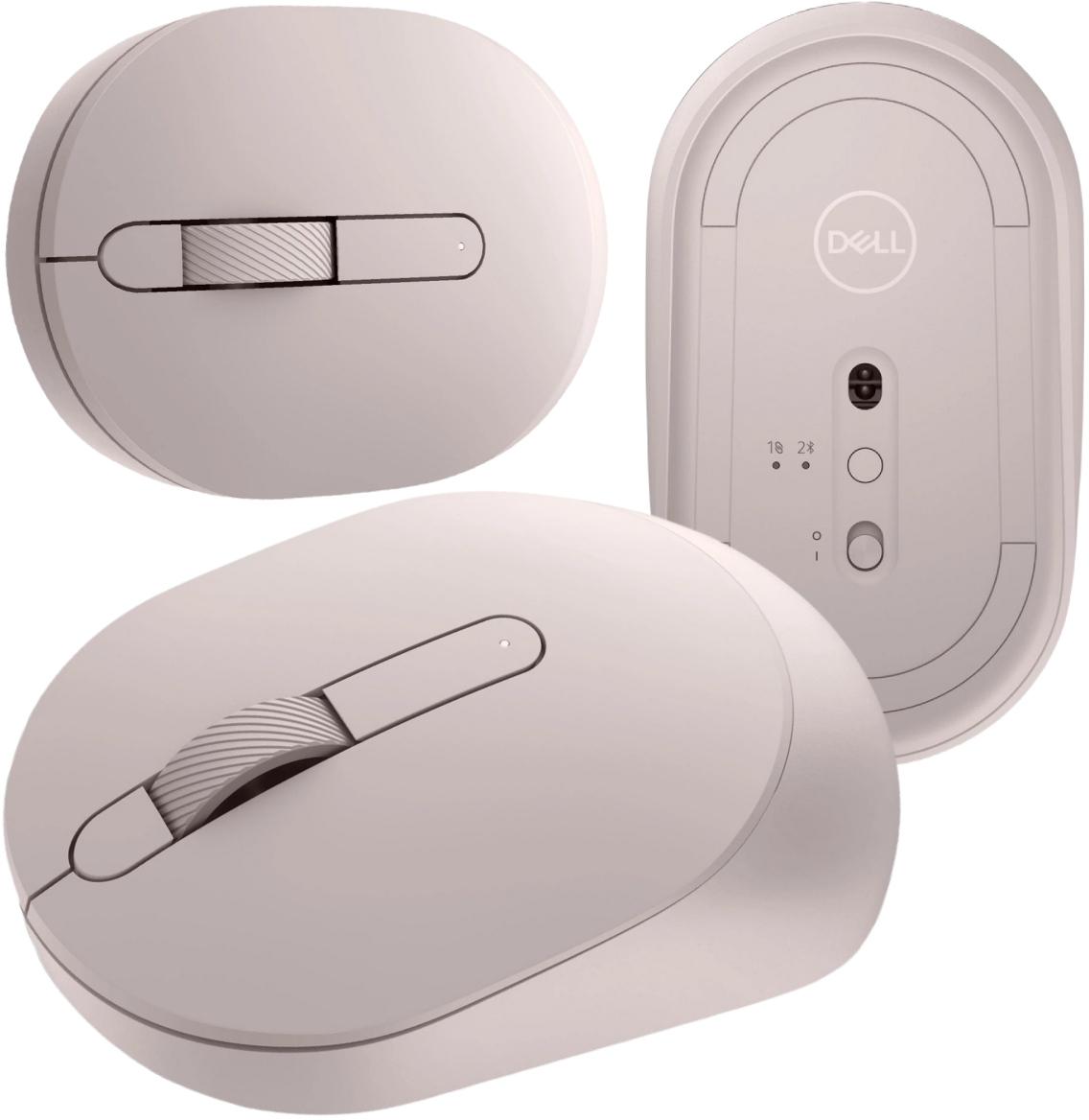 Bezprzewodowa mysz optyczna Dell MS3320W Mobile Wireless Mouse Ash Pink - najważniejsze cechy: