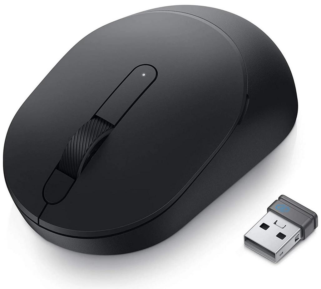 Bezprzewodowa mysz optyczna Dell MS3320W Mobile Wireless Mouse - dwa wygodne tryby łączności bezprzewodowej