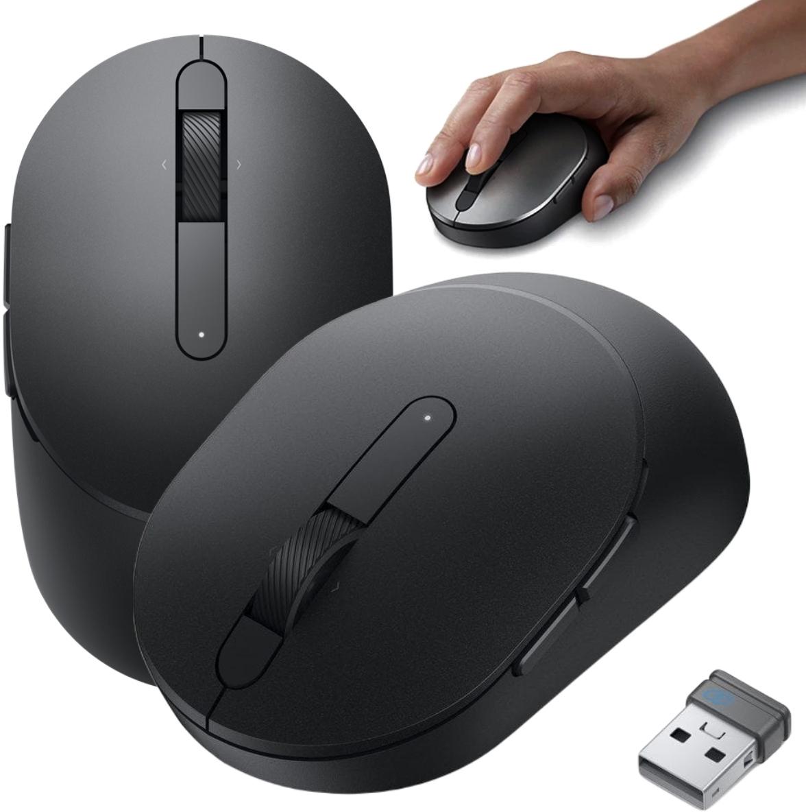 Czarna bezprzewodowa optyczna mysz oburęczna Dell MS5120W Pro Wireless Mouse - najważniejsze cechy:
