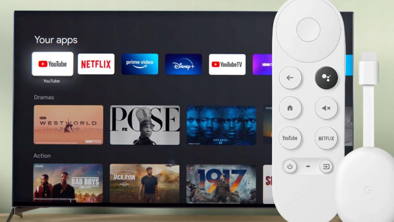 Odtwarzacz Google Chromecast 4.0 4K z Google TV - nowoczesne korzystanie z multimediów na wyciągnięcie dłoni
