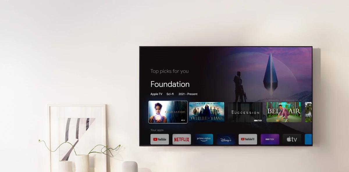 Google Chromecast HD z Google TV - rekomendacje tylko dla Ciebie i zaawansowane funkcje wyszukiwania głosowego