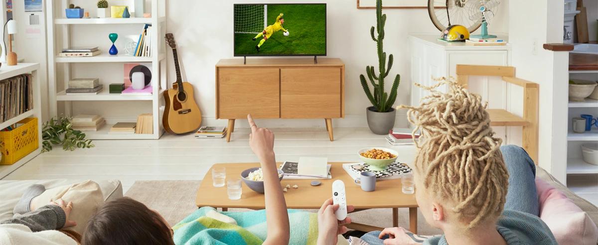 Odtwarzacz multimedialny Google Chromecast HD z Google TV - zarządzaj podłączonymi urządzeniami ze swojej kanapy