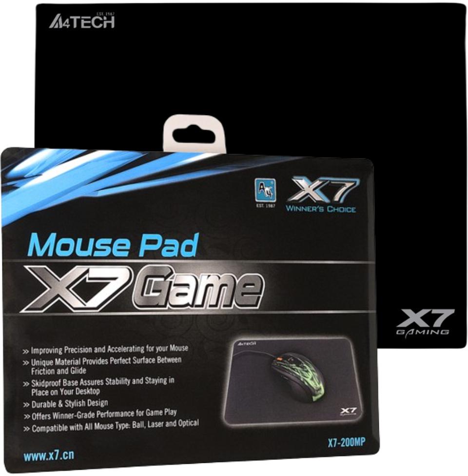 Gamingowa podkładka pod mysz A4Tech XGame X7-200MP rozmiar S - specyfikacja i dane techniczne: