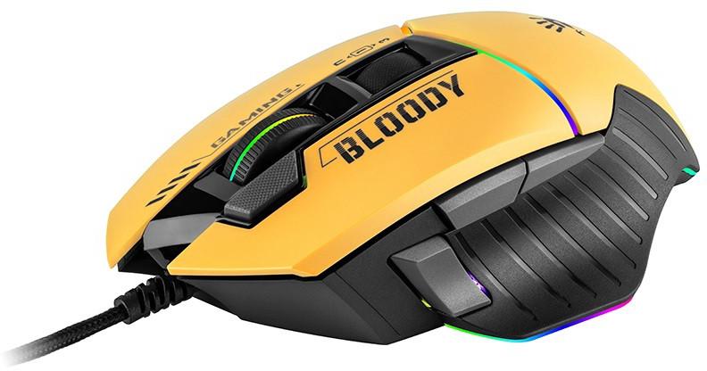 Mysz przewodowa A4tech Bloody W95 Max USB Sports Lime