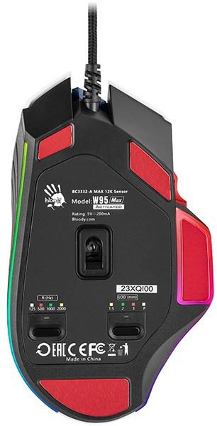Mysz gamingowa A4Tech Bloody W95 Max USB Sports Navy - specyfikacja i dane techniczne: