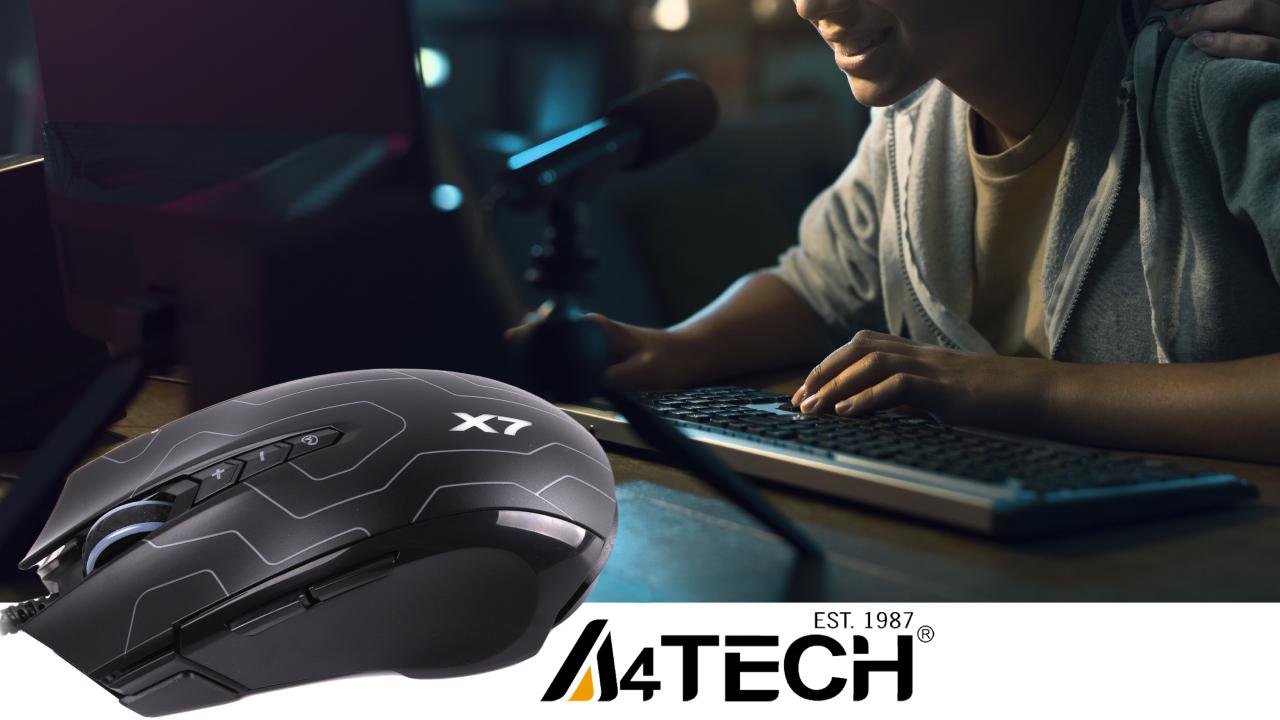 Przewodowa mysz gamingowa A4Tech XGame X89 Maze - cieszące oko podświetlenie RGB i funkcja regulacji DPI