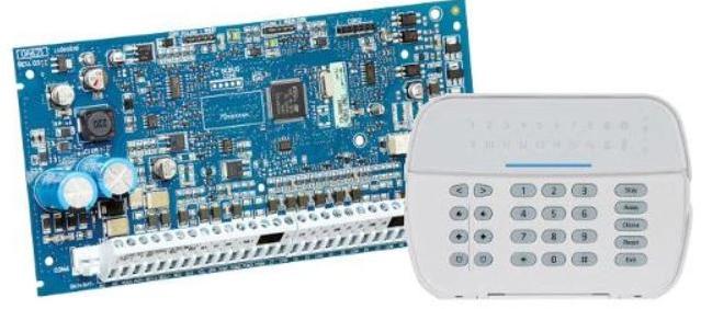 DSC PŁYTA CENTRALI Z KLAWIATURĄ LED HS2016 with LED HS2016LEDPOL