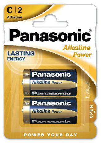 Bateria LR14 / APB / 2BP PANASONIC BRONZE Alcaline (blister 2 szt.) - OPIS