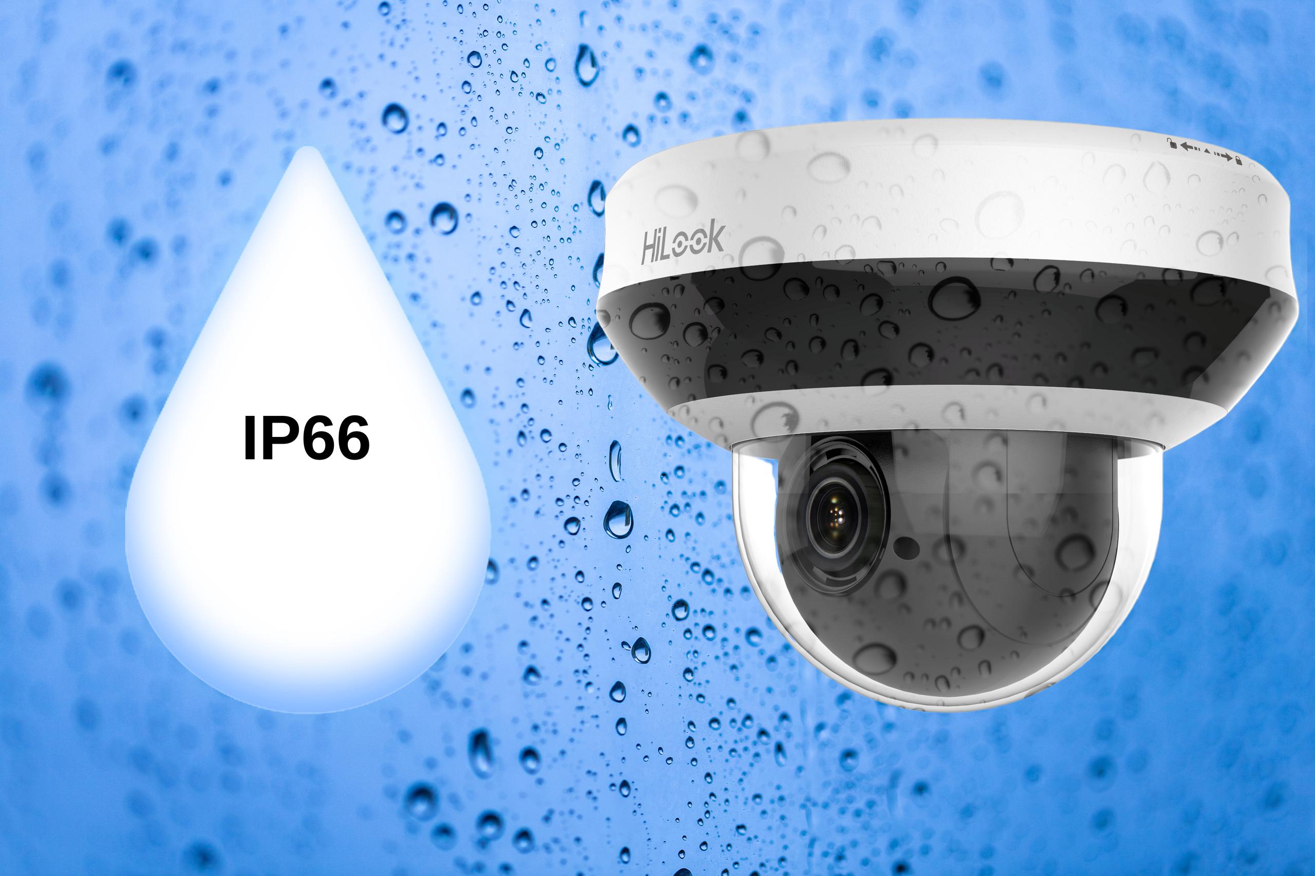 Obrotowa kamera monitorująca IP PTZ 4MPx HiLook by Hikvision odporna na trudne warunki atmosferyczne - IP66