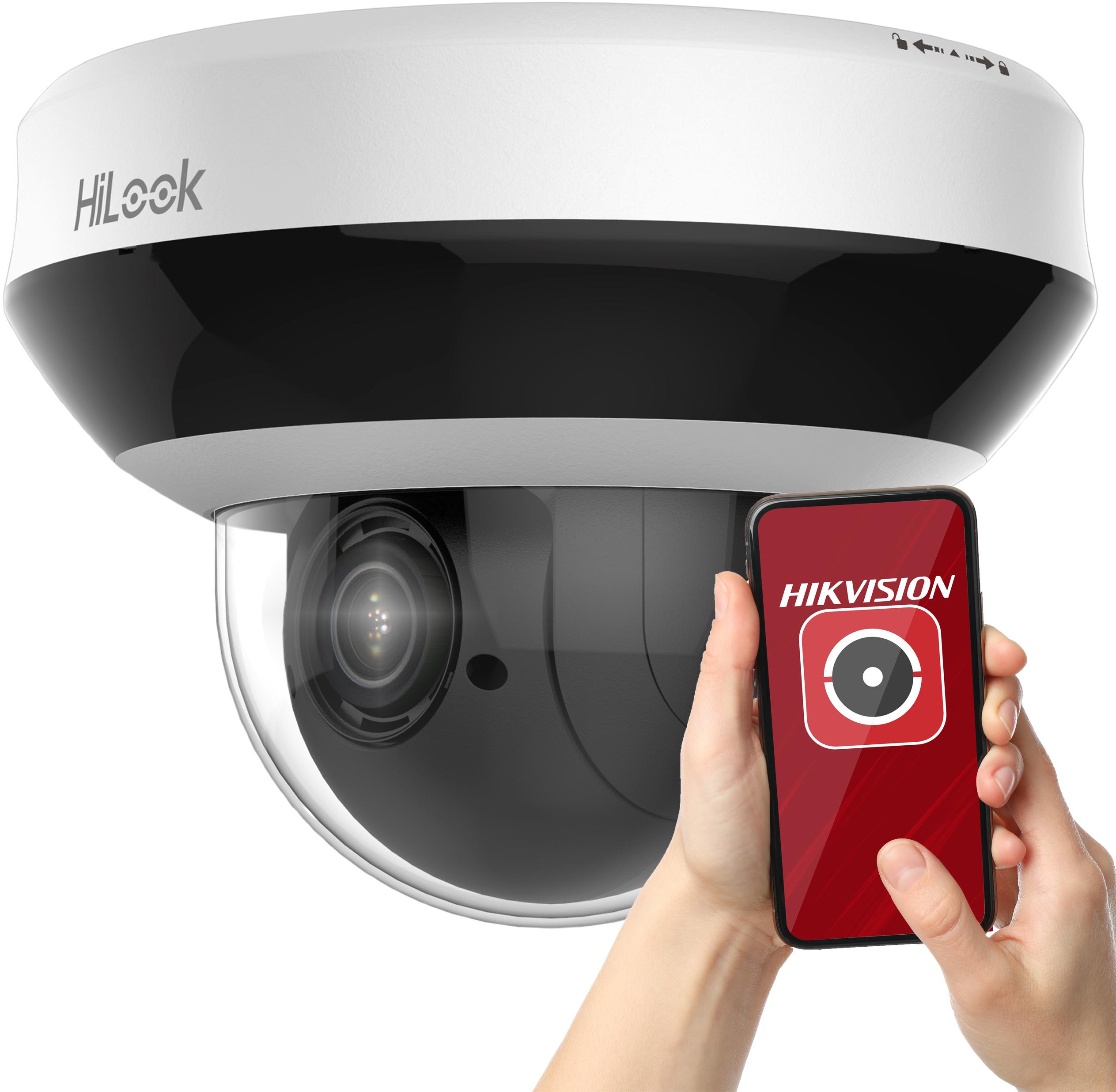 Obrotowa kamera IP PTZ 4MPx HiLook by Hikvision PTZ-C4MP - najważniejsze cechy: