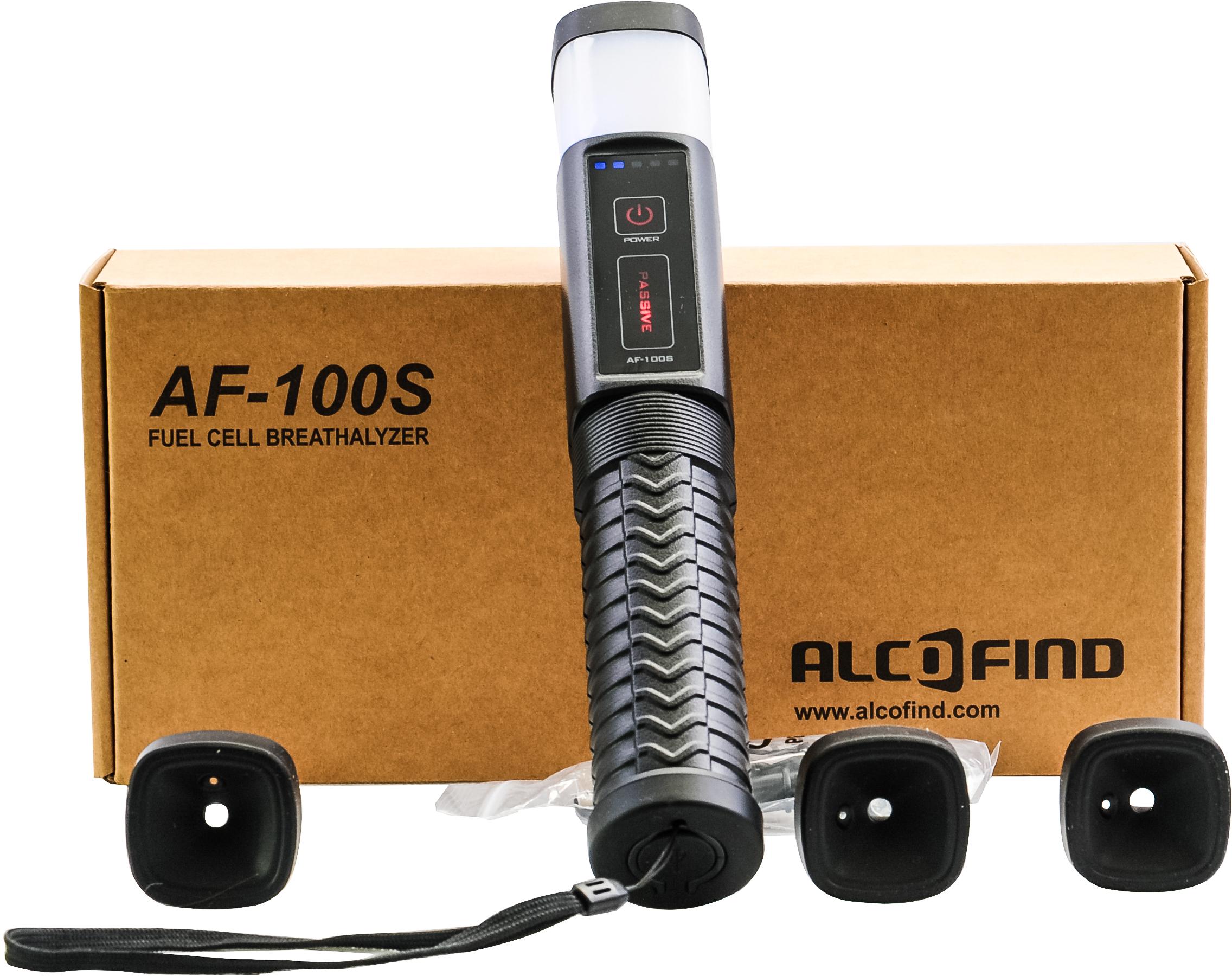 Alkomat AlcoFind AF-100S - zawartość zestawu: