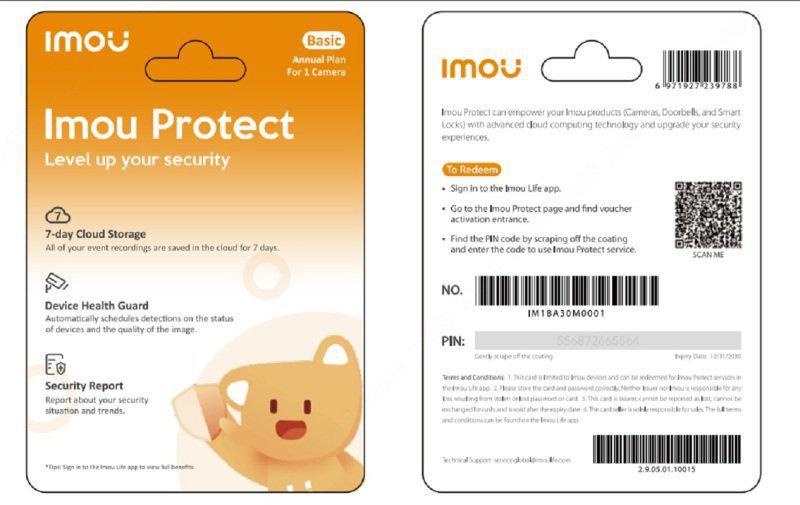 Karta Imou Protect Basic - zwiększ swoją ochronę