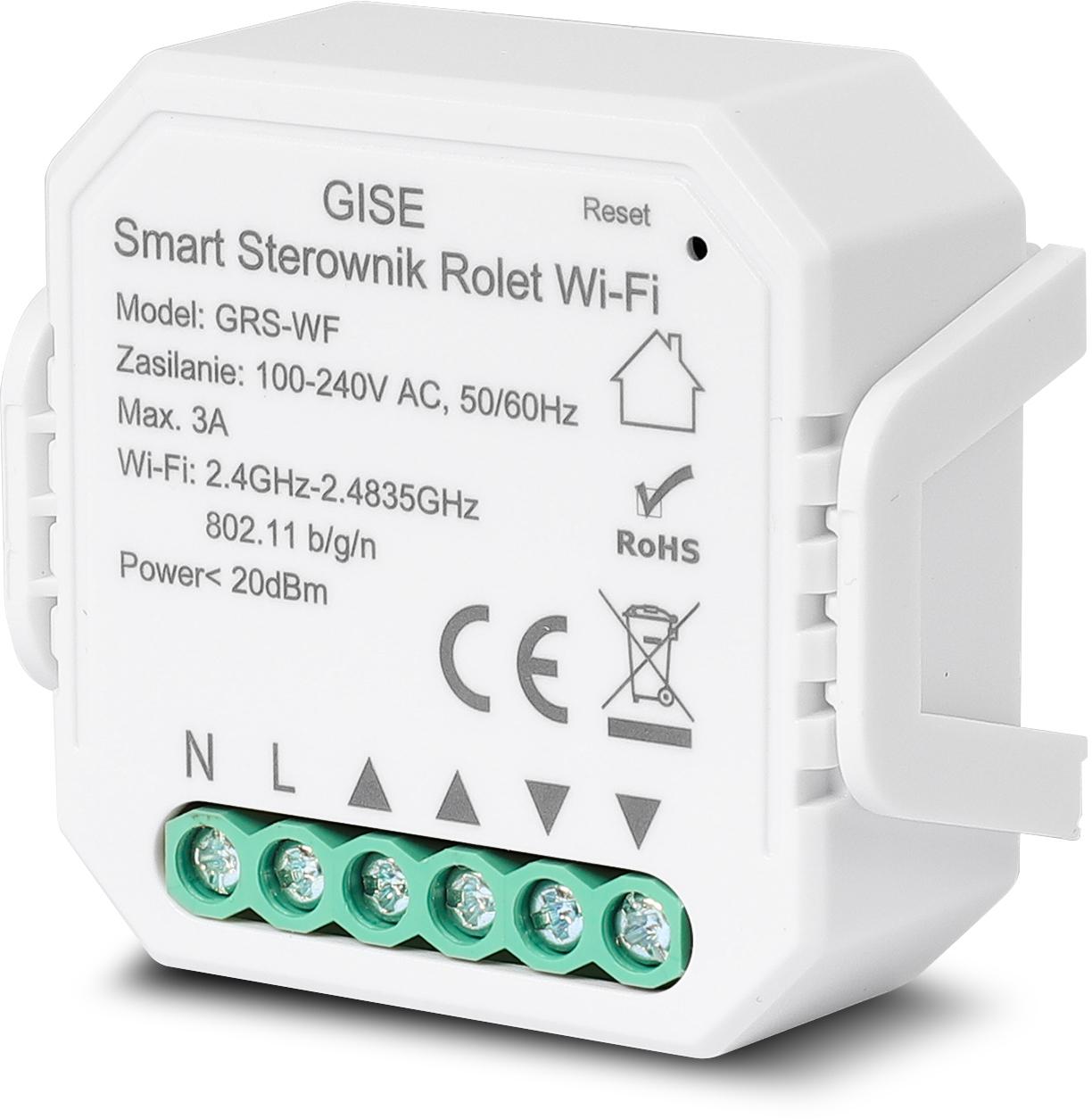 Gise SMART Roller Shutter - SPECYFIKACJA I DANE TECHNICZNE: