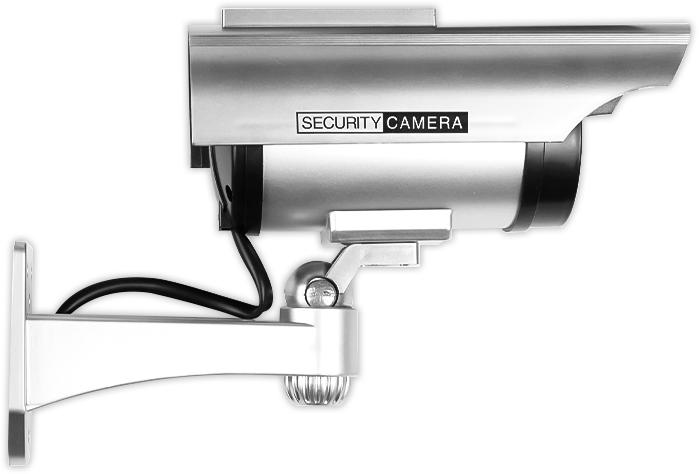 Solarna atrapa kamery tubowej CCTV AT-1SB-W - wygodne i energooszczędne zasilanie solarne lub bateryjne