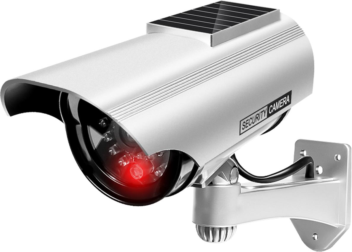 Solarna atrapa kamery tubowej CCTV biała AT-1SB-W - najważniejsze cechy: