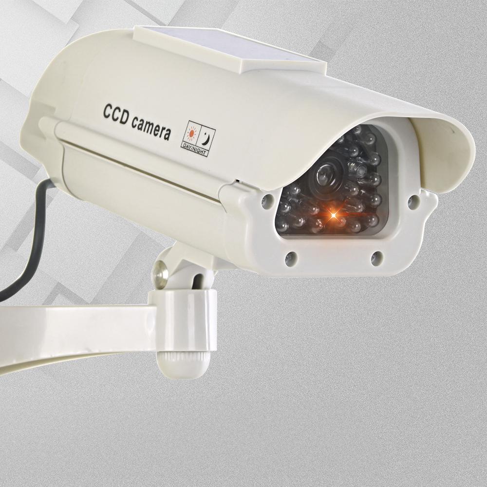 Solarna atrapa kamery tubowej CCTV AT-2SB-W odporna nawet na trudne i zmienne warunki atmosferyczne