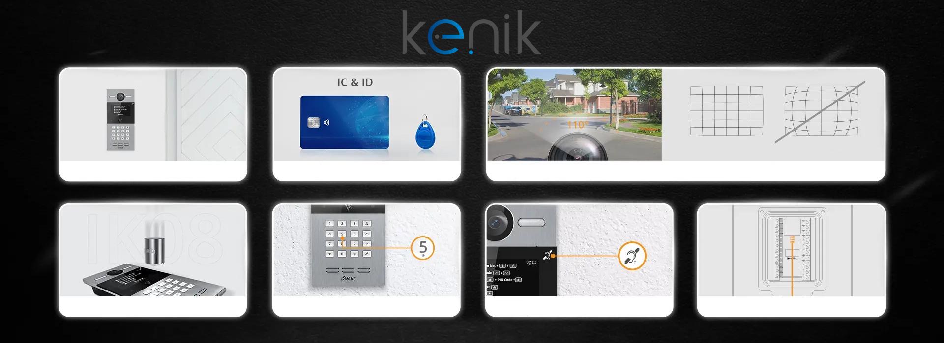 Panel bramowy wideodomofonu IP KENIK KG-S30KRD-P - podsumowanie cech, zalet i możliwości urządzenia do kontroli dostępu: