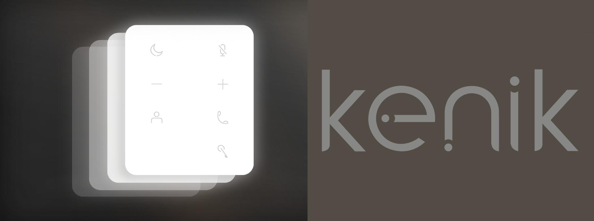 Unifon bezsłuchawkowy IP KENIK KG-U11 - dotykowe klawisze dla szybkiego i łatwego dostępu do wszystkich funkcji kasety