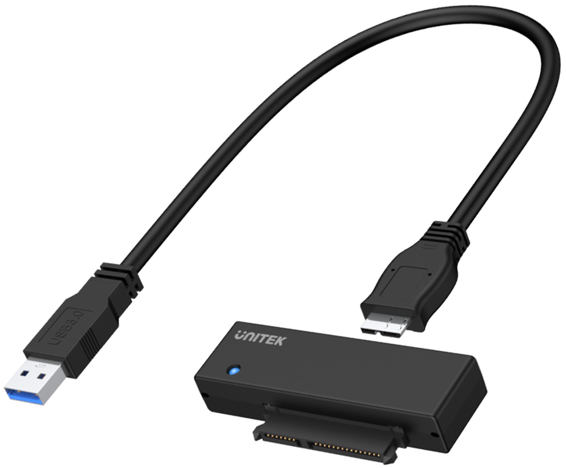 Podłącz dysk SATA III 2,5\"/3,5\" przez port USB z pomocą mostka Unitek Y-1039