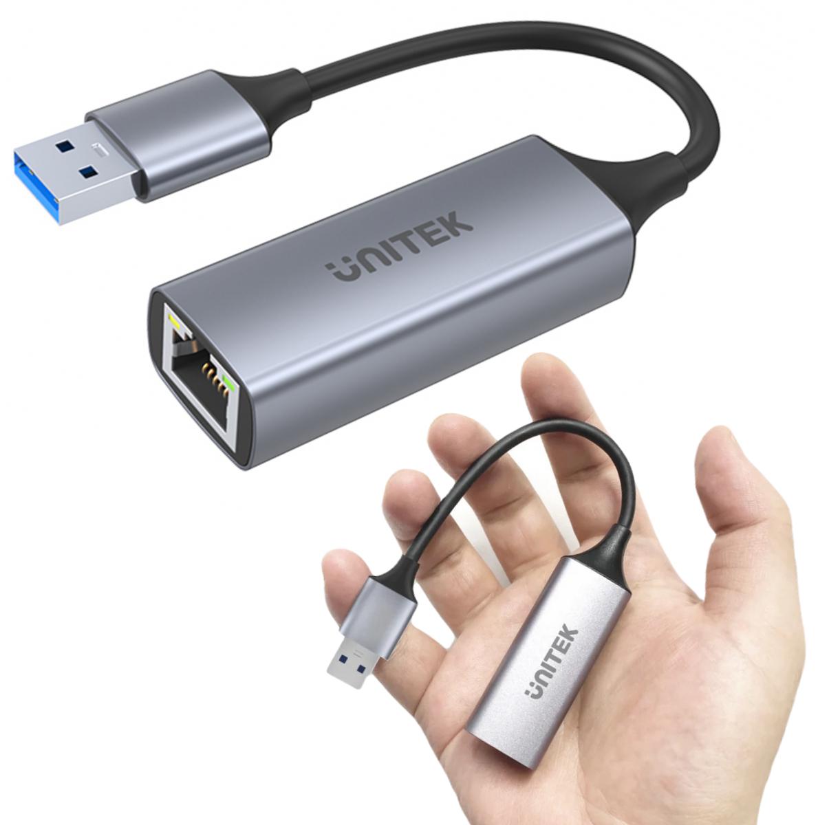 Unitek U1309A adapter USB-A 3.1 Gen 1 - RJ45 1000 Mbps - bardzo szybkie połączenie