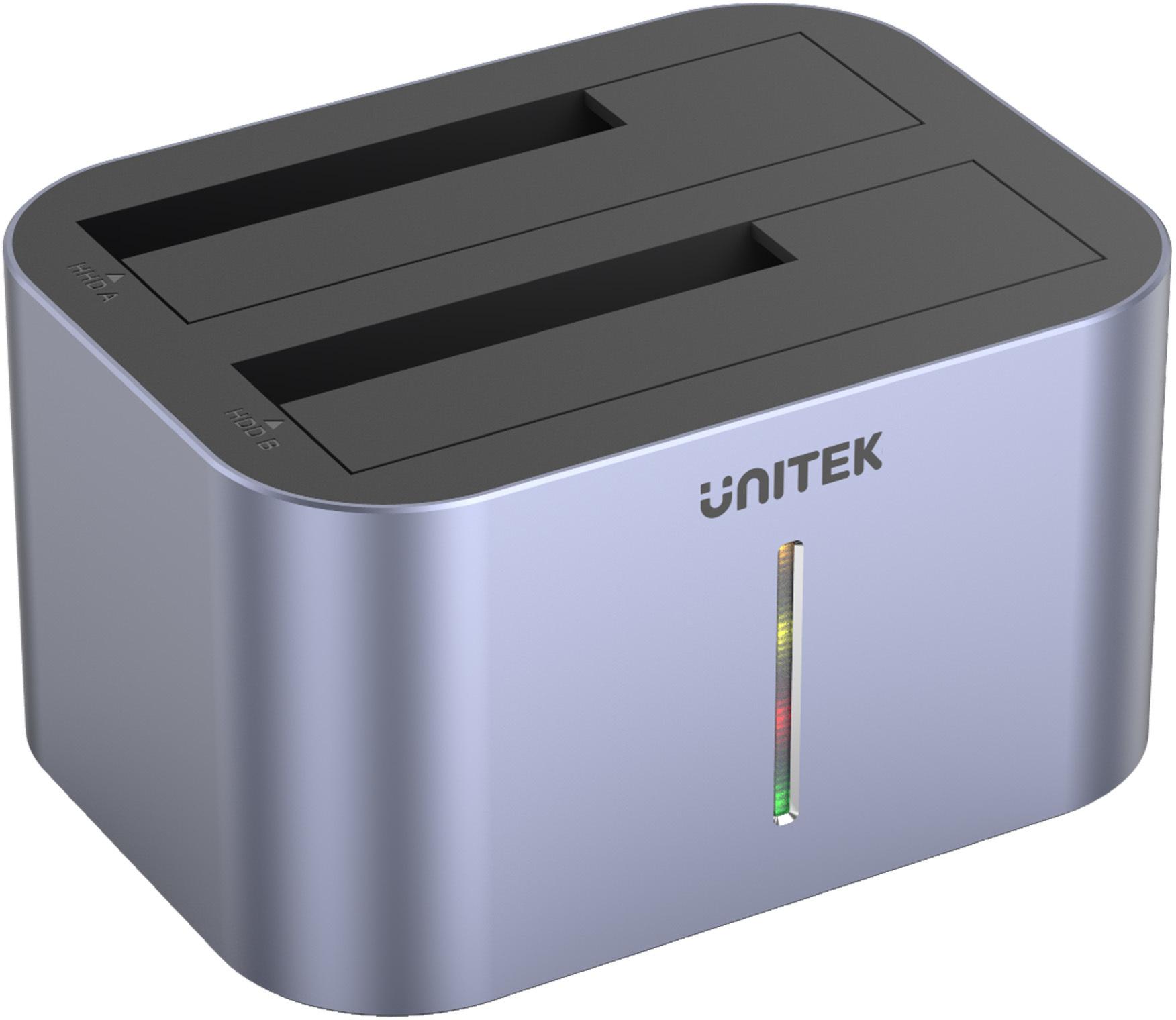 Unitek S1306A stacja klonująca dyski 2x SATA 2,5\"/3,5\" - uDrive Dual-Bay SATA Reader
