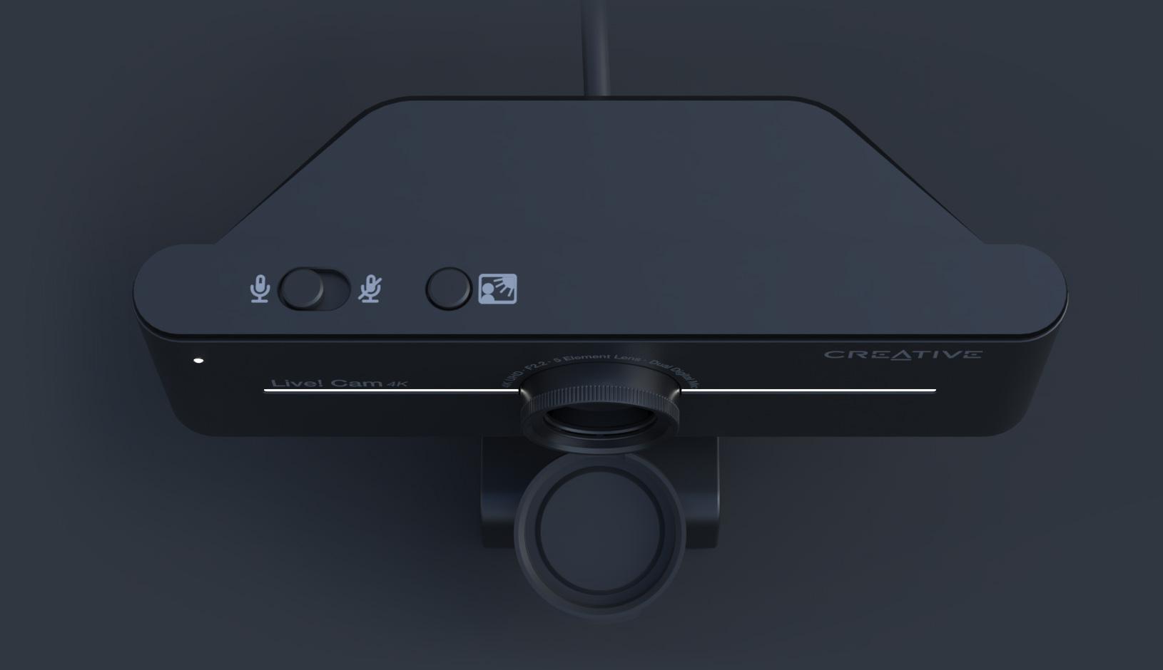 Kamera internetowa Creative Live! Cam Sync 4K - wyglądaj dobrze w każdym możliwym oświetleniu!