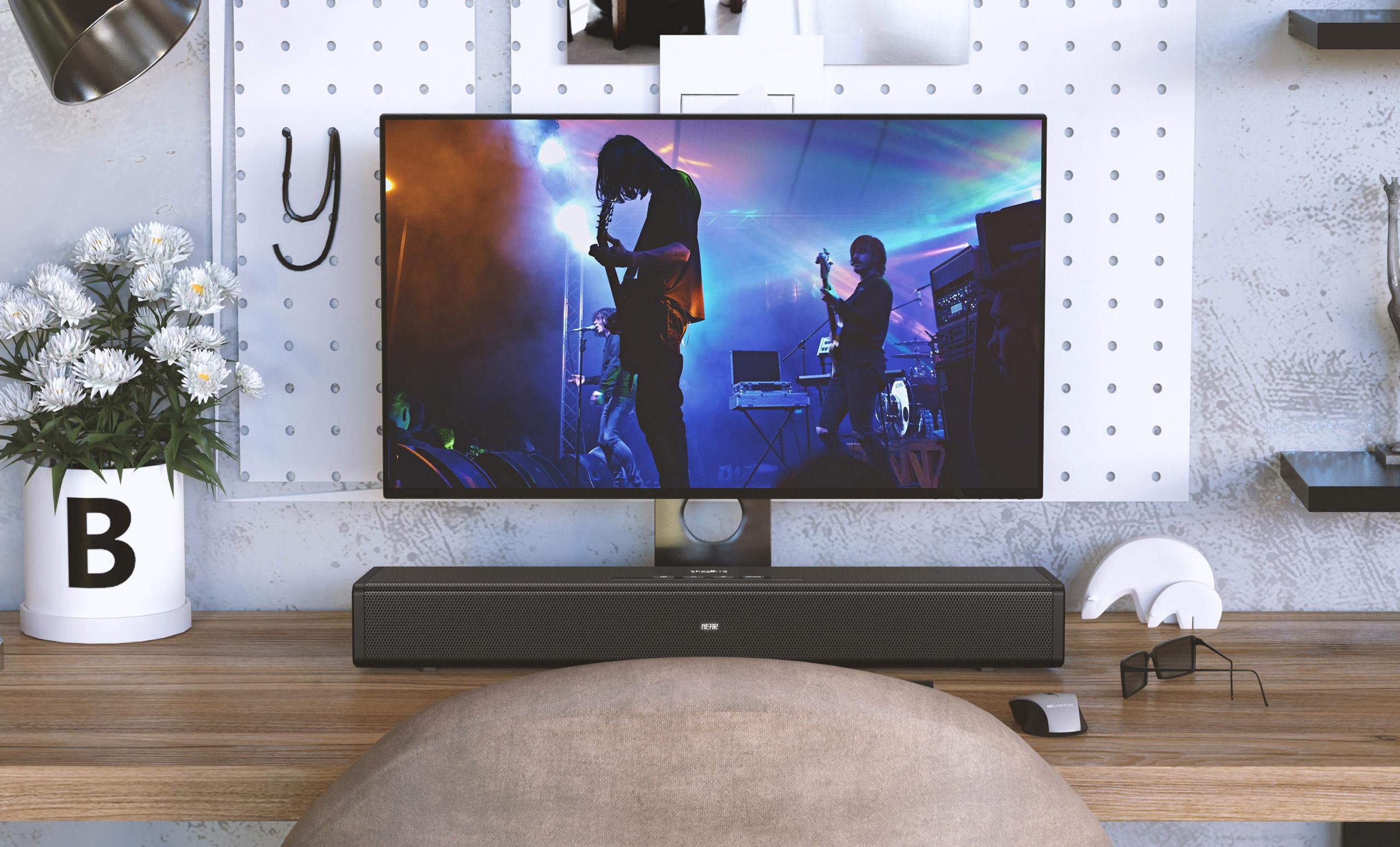 Soundbar 2.1 z Dolby Atmos® 5.1.2 Creative Stage 360 - zamień swoje mieszkanie w przestrzeń równą sali kinowej!