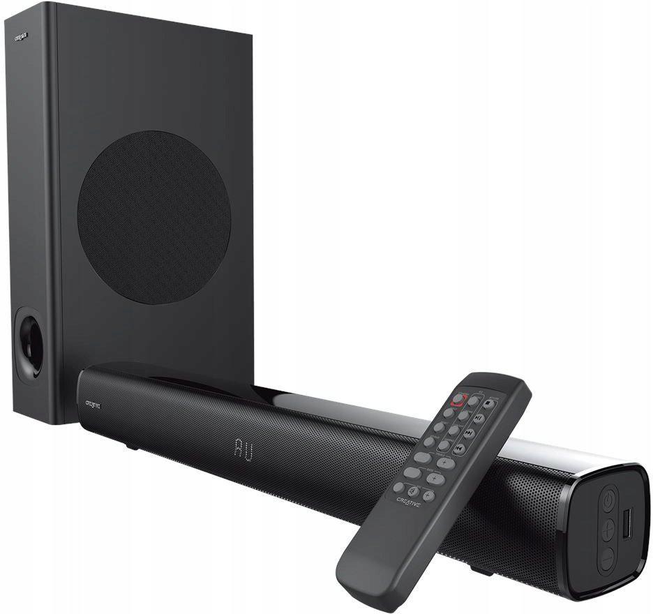Głośnik typu soundbar 2.1 z subwooferem Creative Stage 2.1 V2 - kompleksowe rozwiązanie audio dla Twojego domu!