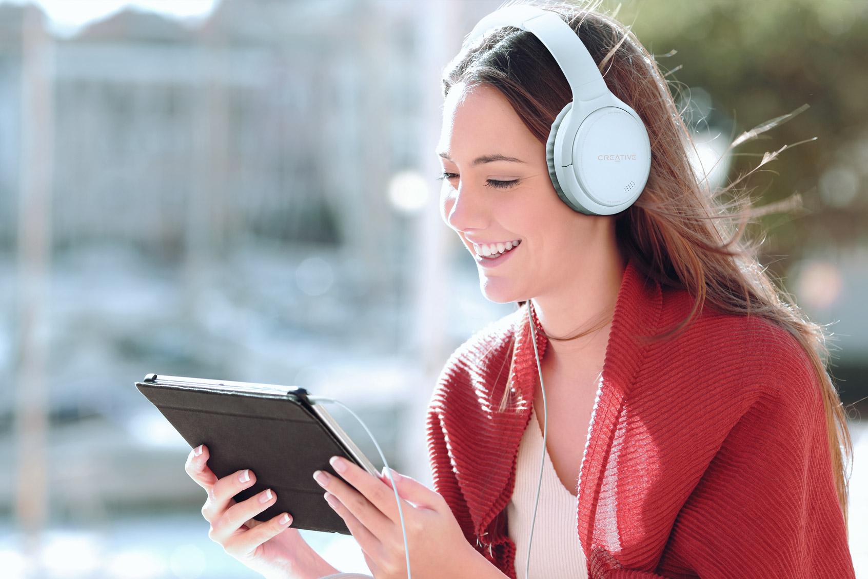 Słuchawki bezprzewodowe Creative Zen Hybrid - wybierz swój tryb, używaj ich przewodowo lub bezprzewodowo!
