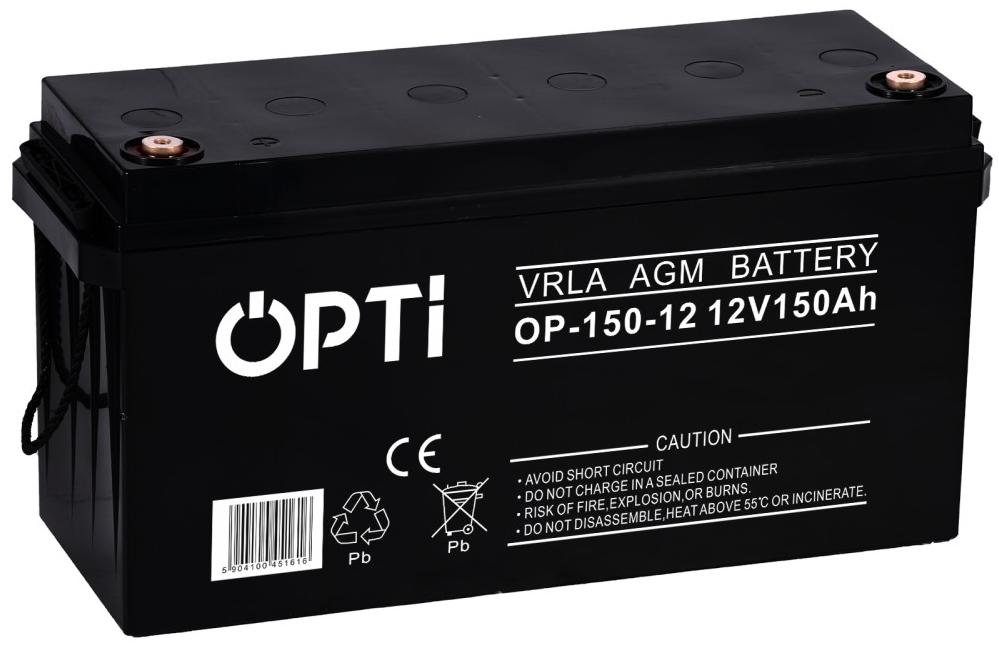 Akumulator bezobsługowy VRLA AGM OPTI 150Ah 12V OP-150-12 Volt Polska - najważniejsze cechy:
