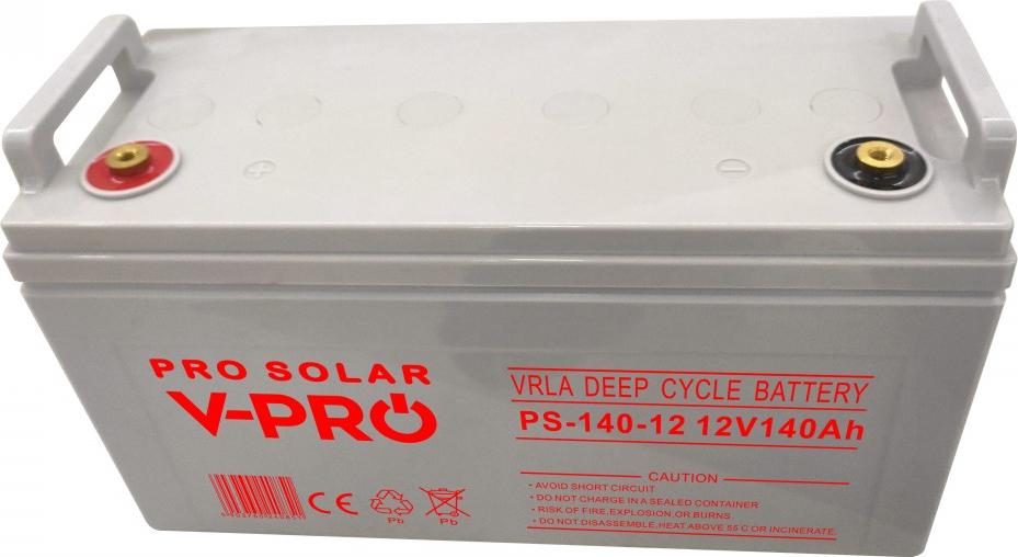 Akumulator bezobsługowy Volt Polska Deep Cycle V-PRO SOLAR 12V 140 Ah VRLA - przeznaczenie akumulatora:
