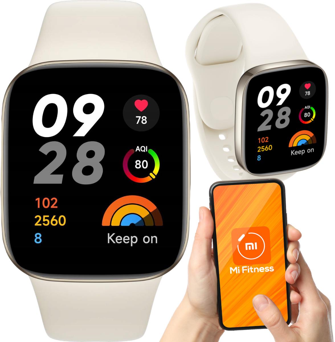 Smartwatch Xiaomi Redmi Watch 3 IVORY - poznaj jego najważniejsze cechy i główne zalety: