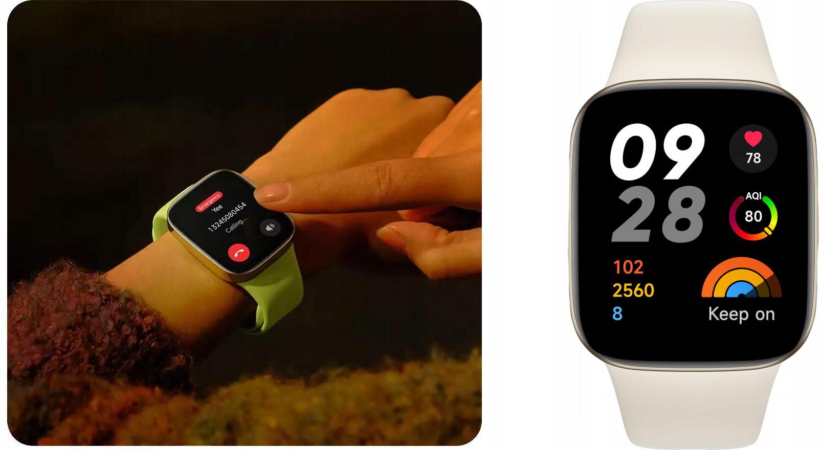Xiaomi Redmi Watch 3 - prowadź rozmowy telefoniczne i odbieraj powiadomienia ze swojego smartfona