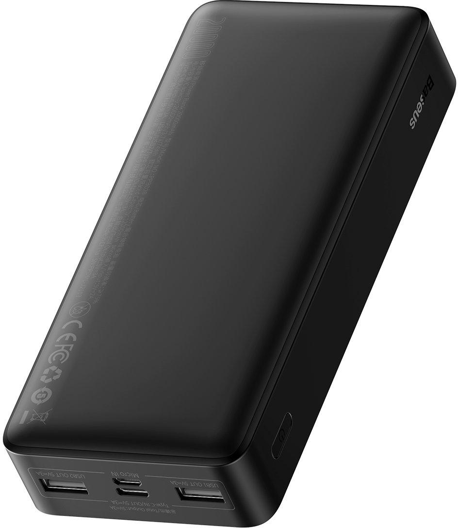 Powerbank Baseus Bipow Digital Display 20000mAh 15W PD 3A 2x USB-A 1x USB-C z przyciskiem ON / OFF