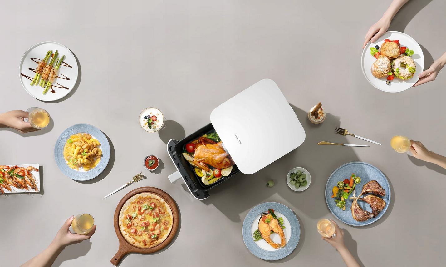 Frytkownica beztłuszczowa Xiaomi Air Fryer 6,5L 1800W - opanuj do perfekcji każdy posiłek, zostań swoim szefem kuchni!
