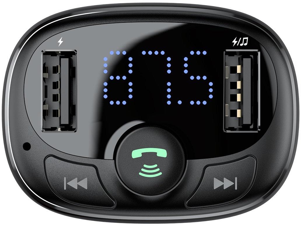 Baseus Enjoy S-09A - wybierz ładowarkę z transmiterem FM i czytelnym, wbudowanym wyświetlaczem LED