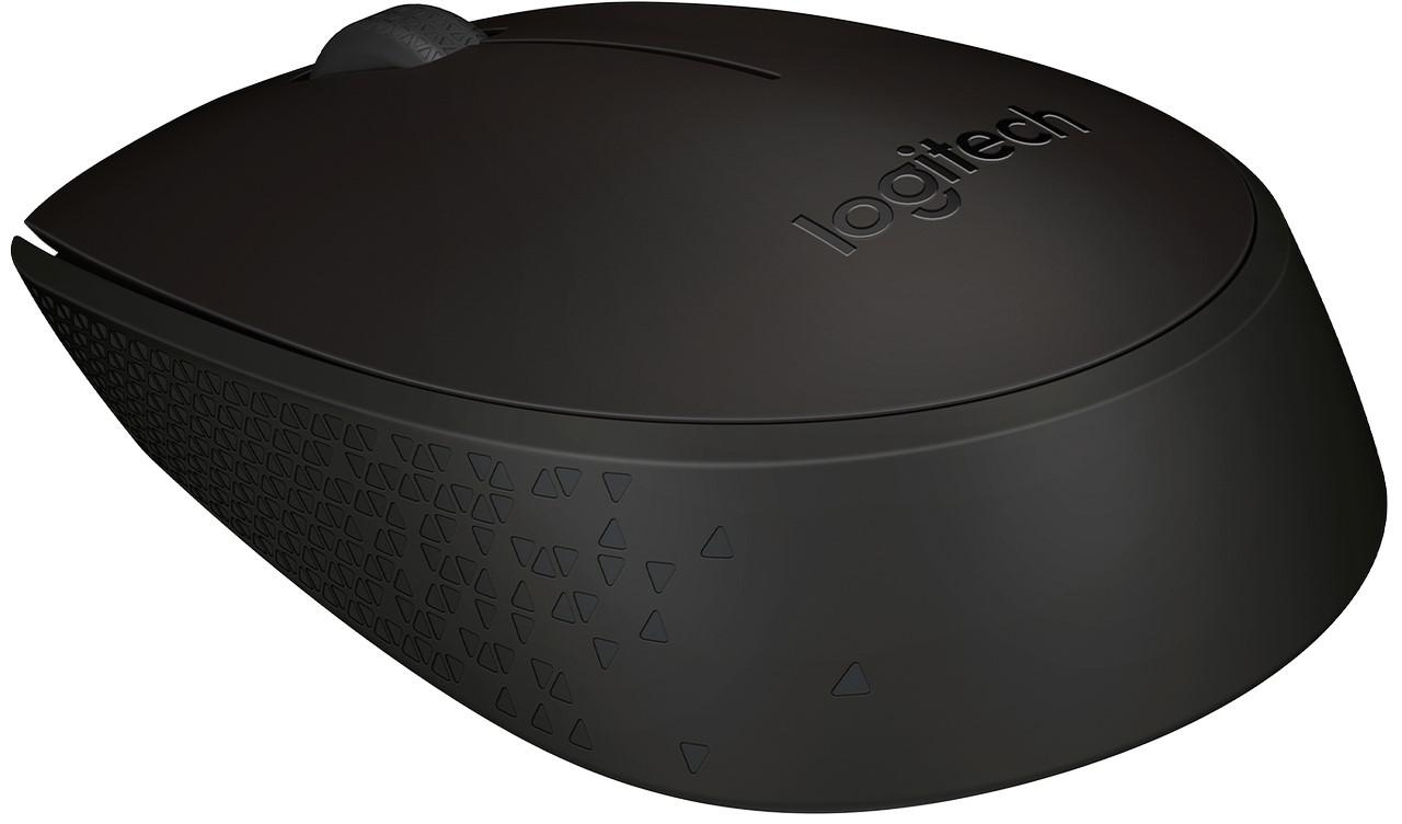 Czarna mysz bezprzewodowa 1000 dpi Logitech M171 - uniwersalna, poręczna, z nadajnikiem USB, Plug and Play