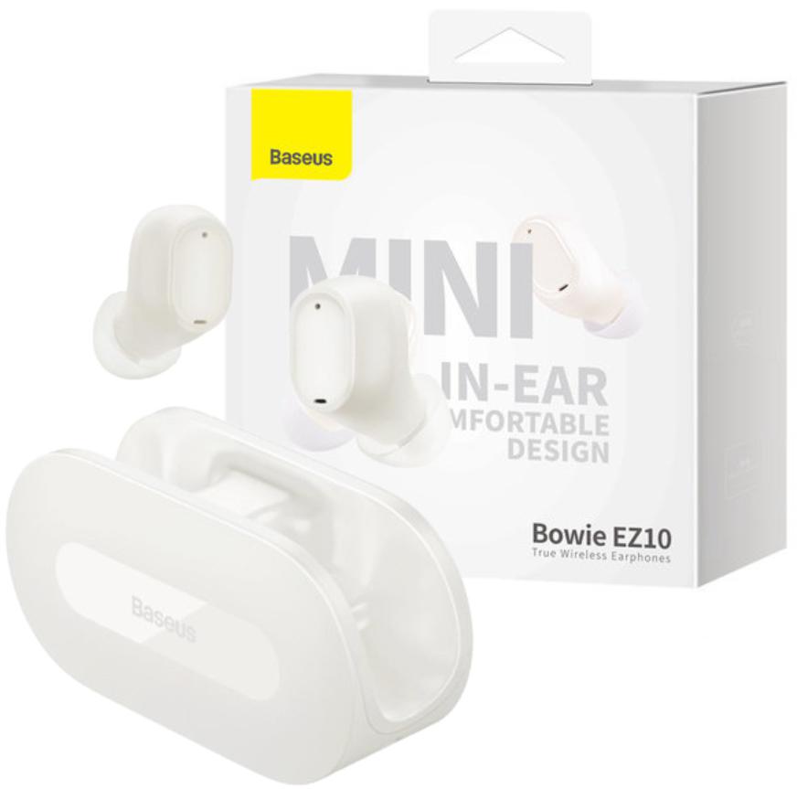 Białe słuchawki bezprzewodowe TWS Bluetooth 5.3 Baseus Bowie Mini EZ10 A00054300226-Z1 - najważniejsze cechy: