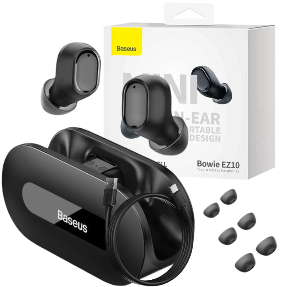 Słuchawki bezprzewodowe TWS Bluetooth 5.3 Baseus Bowie Mini EZ10 - zanurz się z nimi w magiczny świat dźwięku!