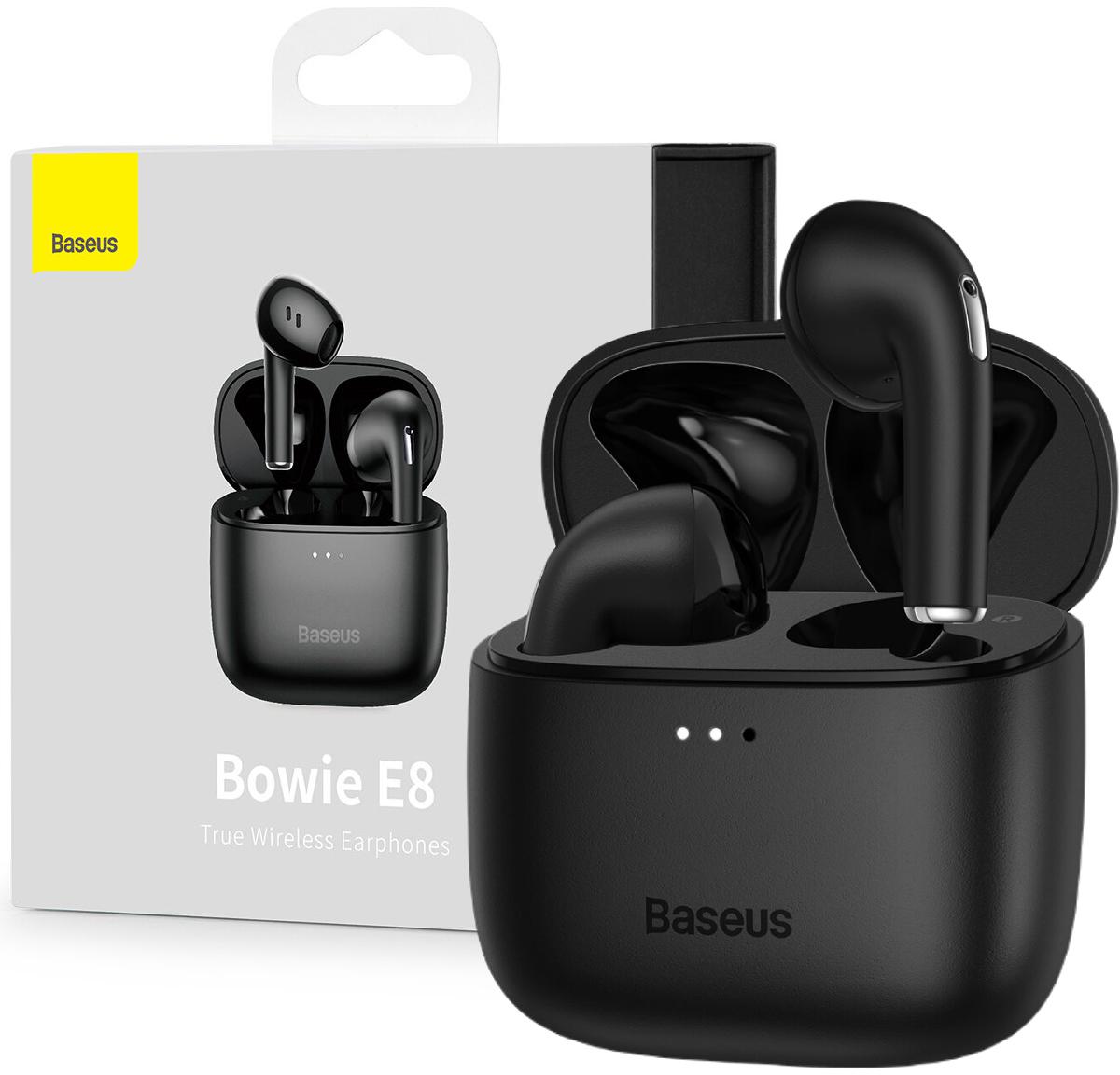 Bezprzewodowe słuchawki douszne Baseus Bowie E8 NGTW050201 ENC TWS Bluetooth 5.0 - najważniejsze cechy: