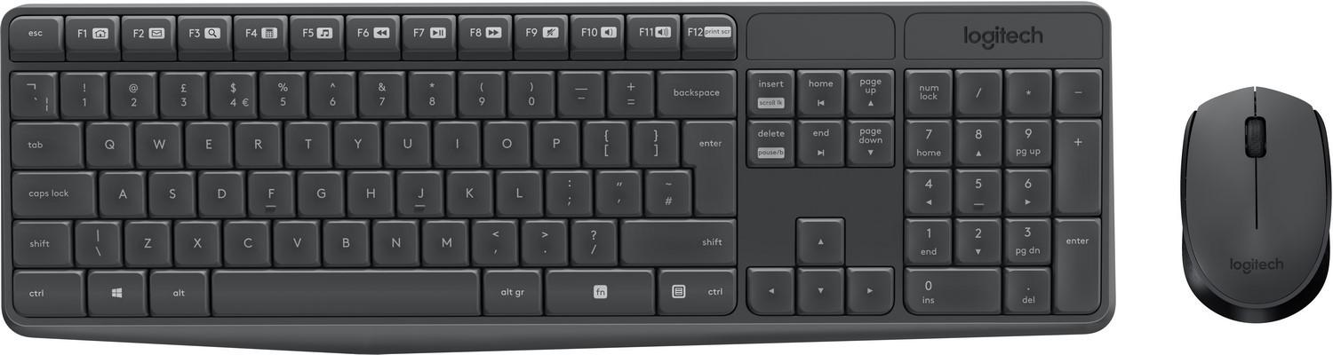 Logitech MK235 - bezprzewodowy zestaw mysz + klawiatura doskonały zarówno na użytek domowy, jak i do biura