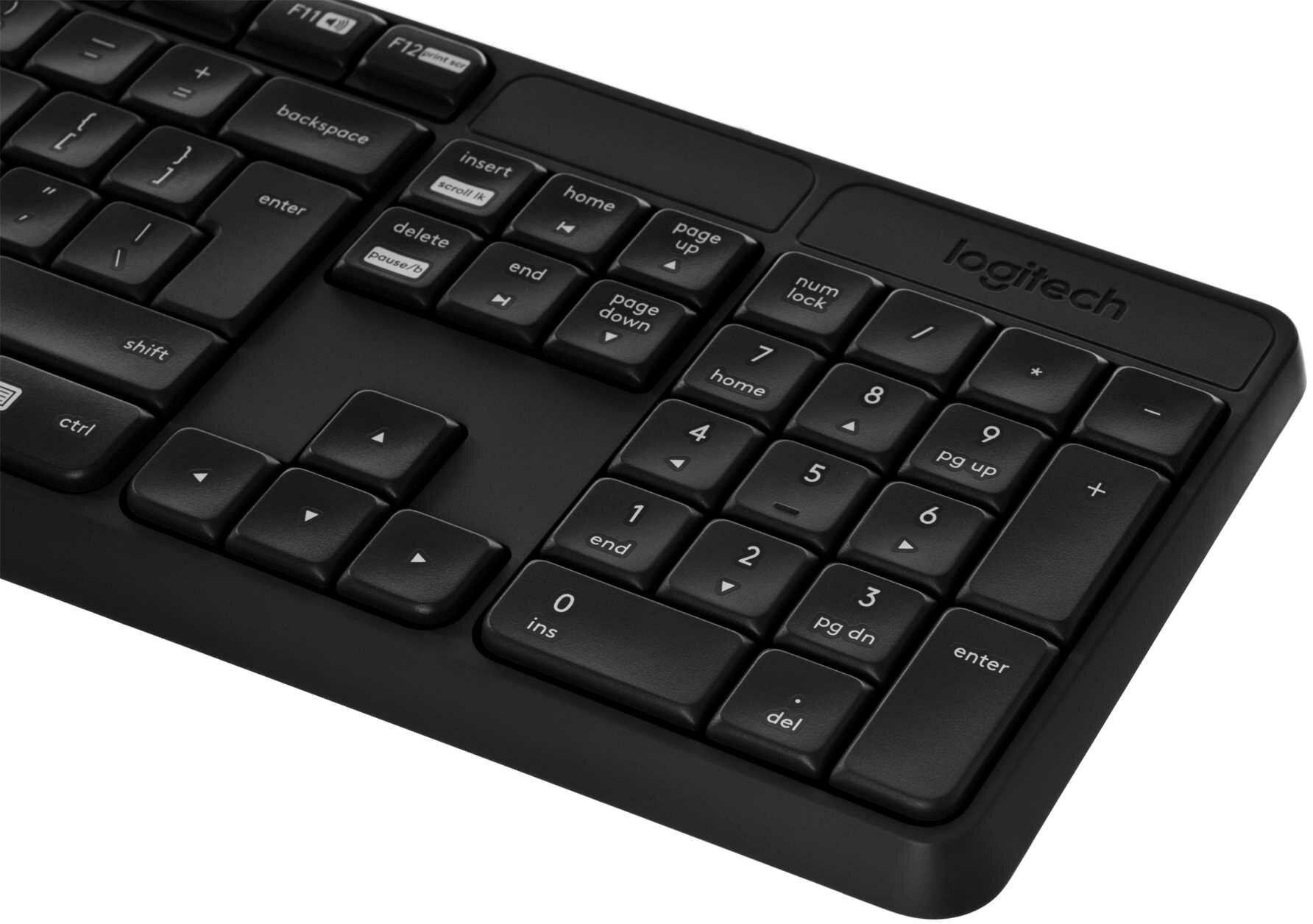 Logitech MK235 - klawisze pełnowymiarowej klawiatury zaprogramowane do odnoszenia wszelkich sukcesów!