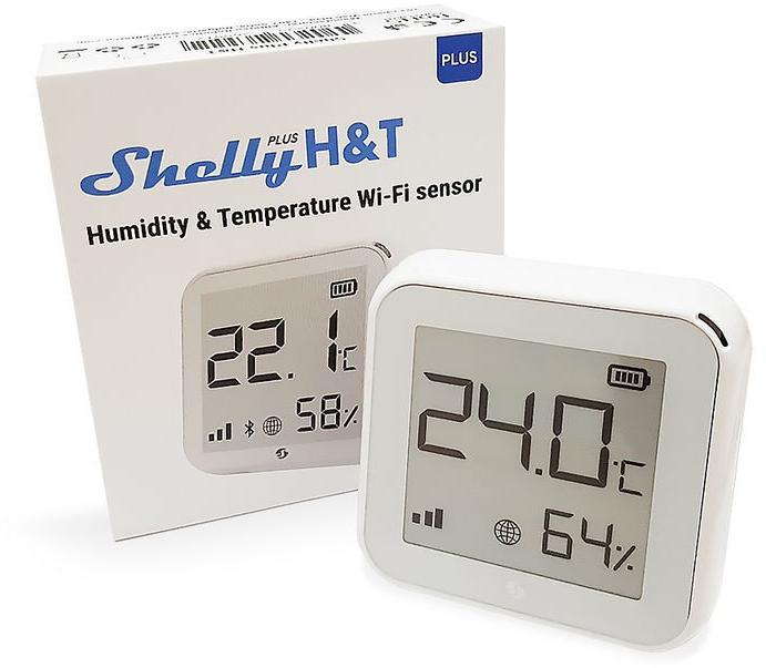 Shelly Plus H&T Czujnik temperatury i wilgotności