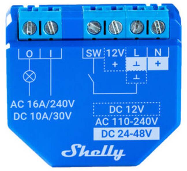 Shelly Plus 1 1-kanałowy przekaźnik  WIFI